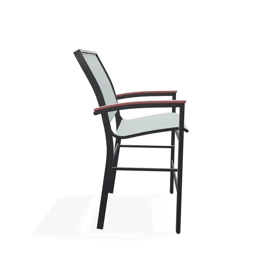 Telescope Bazza Stacking Balcony Height Armed Cafe Chair