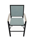 Bazza Stacking Bar Height MGP Armed Cafe Chair - LOOMLAN - Telescope - Outdoor Bar Stools