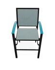 Bazza Stacking Bar Height MGP Armed Cafe Chair - LOOMLAN - Telescope - Outdoor Bar Stools
