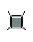 Bazza Stacking Bar Height Polymer Armed Cafe Chair - LOOMLAN - Telescope - Outdoor Bar Stools