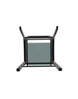 Bazza Stacking Bar Height Polymer Armed Cafe Chair - LOOMLAN - Telescope - Outdoor Bar Stools