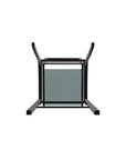 Bazza Stacking Bar Height Polymer Armed Cafe Chair - LOOMLAN - Telescope - Outdoor Bar Stools