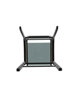 Bazza Stacking Bar Height Polymer Armed Cafe Chair - LOOMLAN - Telescope - Outdoor Bar Stools