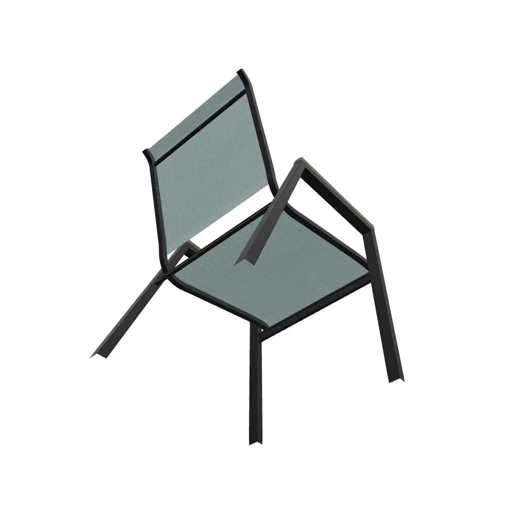 Bazza Stacking Bistro Chair MGP Arm Accents - LOOMLAN - Telescope - Outdoor Accent Chairs