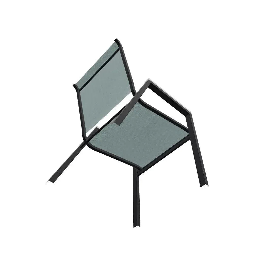Bazza Stacking Bistro Chair MGP Arm Accents - LOOMLAN - Telescope - Outdoor Accent Chairs