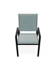 Bazza Stacking Bistro Chair MGP Arm Accents - LOOMLAN - Telescope - Outdoor Accent Chairs