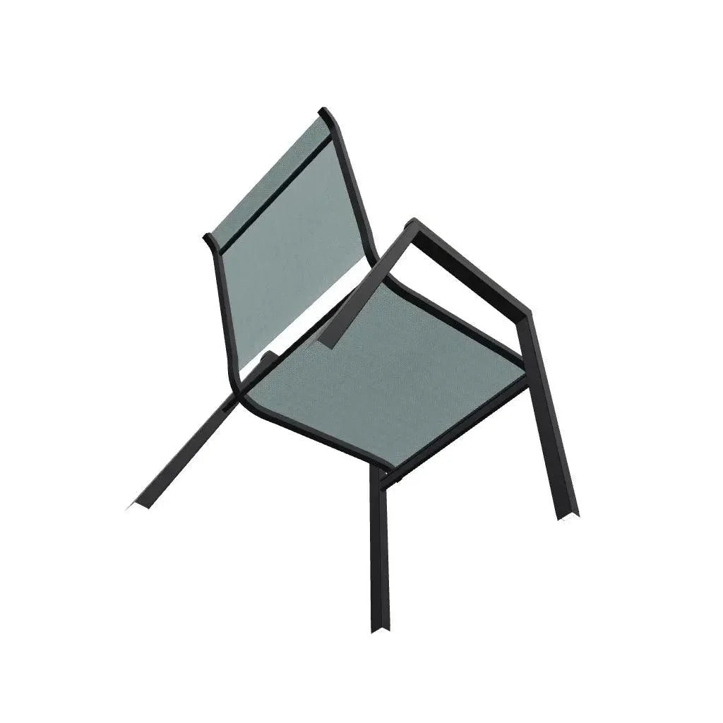 Bazza Stacking Bistro Chair MGP Arm Accents - LOOMLAN - Telescope - Outdoor Accent Chairs