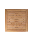 Alpine Teak Wooden Pedestal Outdoor Dining Table