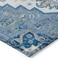 LOOMLAN Rugs Bellaya Blue Washable Indoor-Outdoor Rug