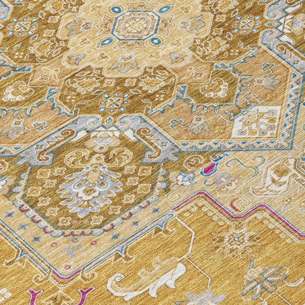 LOOMLAN Rugs Bellaya Gold Washable Indoor-Outdoor Rug