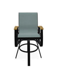Belle Isle Bar Height Swivel Arm chair - LOOMLAN - Telescope - Outdoor Bar Stools