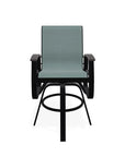 Belle Isle Bar Height Swivel Arm chair - LOOMLAN - Telescope - Outdoor Bar Stools