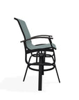 Belle Isle Bar Height Swivel Arm chair - LOOMLAN - Telescope - Outdoor Bar Stools