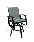Belle Isle Bar Height Swivel Arm chair - LOOMLAN - Telescope - Outdoor Bar Stools