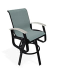 Belle Isle Bar Height Swivel Arm chair - LOOMLAN - Telescope - Outdoor Bar Stools