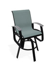 Belle Isle Bar Height Swivel Arm chair - LOOMLAN - Telescope - Outdoor Bar Stools