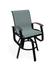 Belle Isle Bar Height Swivel Arm chair - LOOMLAN - Telescope - Outdoor Bar Stools