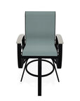 Belle Isle Bar Height Swivel Arm chair - LOOMLAN - Telescope - Outdoor Bar Stools