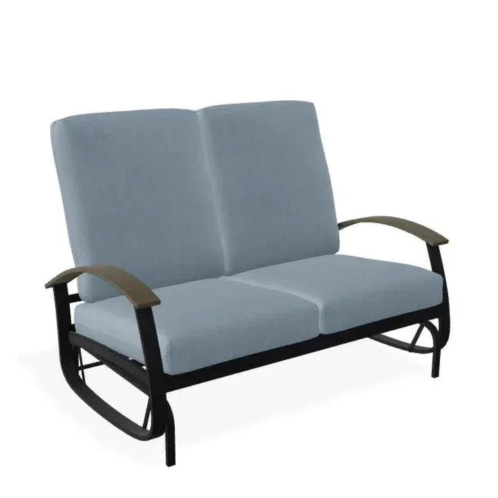 Belle Isle Cushion 2 - Seat Glider MGP Arms - LOOMLAN - Telescope - Outdoor Sofas &amp; Loveseats