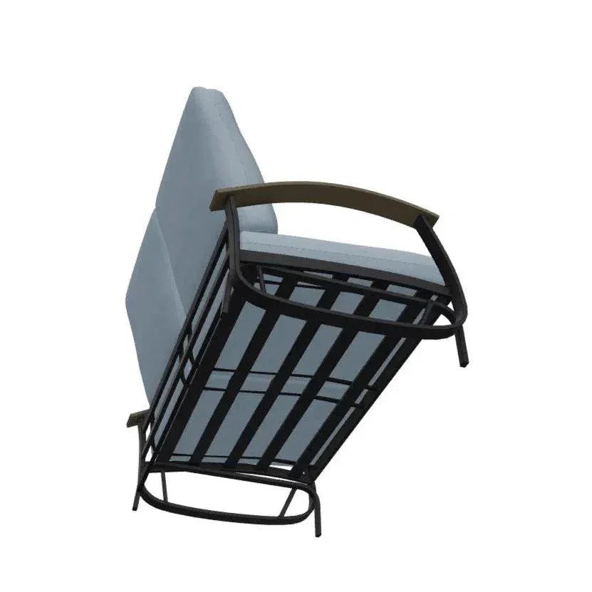 Belle Isle Cushion 2 - Seat Glider MGP Arms - LOOMLAN - Telescope - Outdoor Sofas &amp; Loveseats