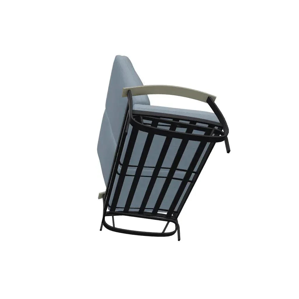 Belle Isle Cushion 2 - Seat Glider MGP Arms - LOOMLAN - Telescope - Outdoor Sofas &amp; Loveseats