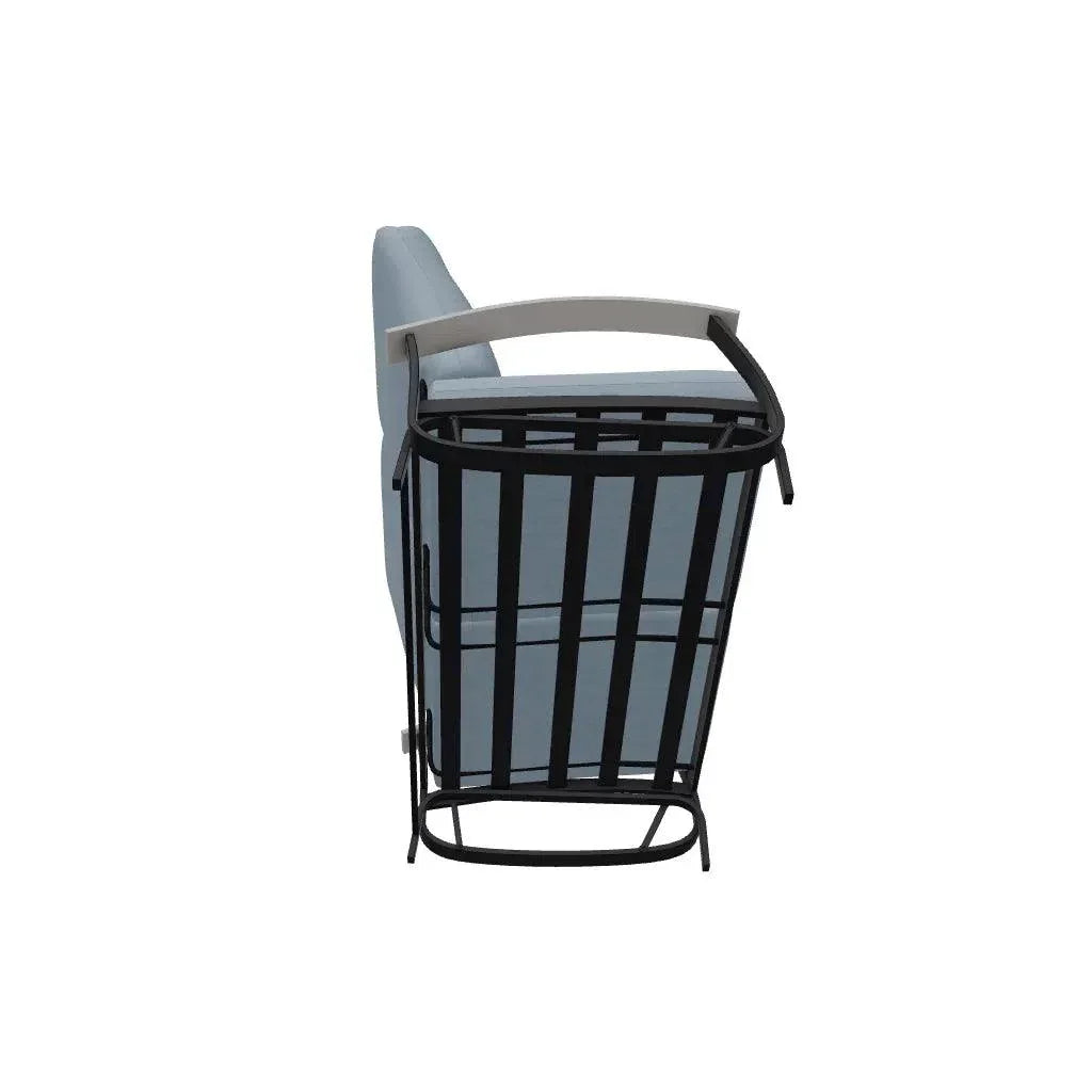 Belle Isle Cushion 2 - Seat Glider MGP Arms - LOOMLAN - Telescope - Outdoor Sofas &amp; Loveseats