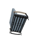 Belle Isle Cushion 2 - Seat Glider MGP Arms - LOOMLAN - Telescope - Outdoor Sofas & Loveseats