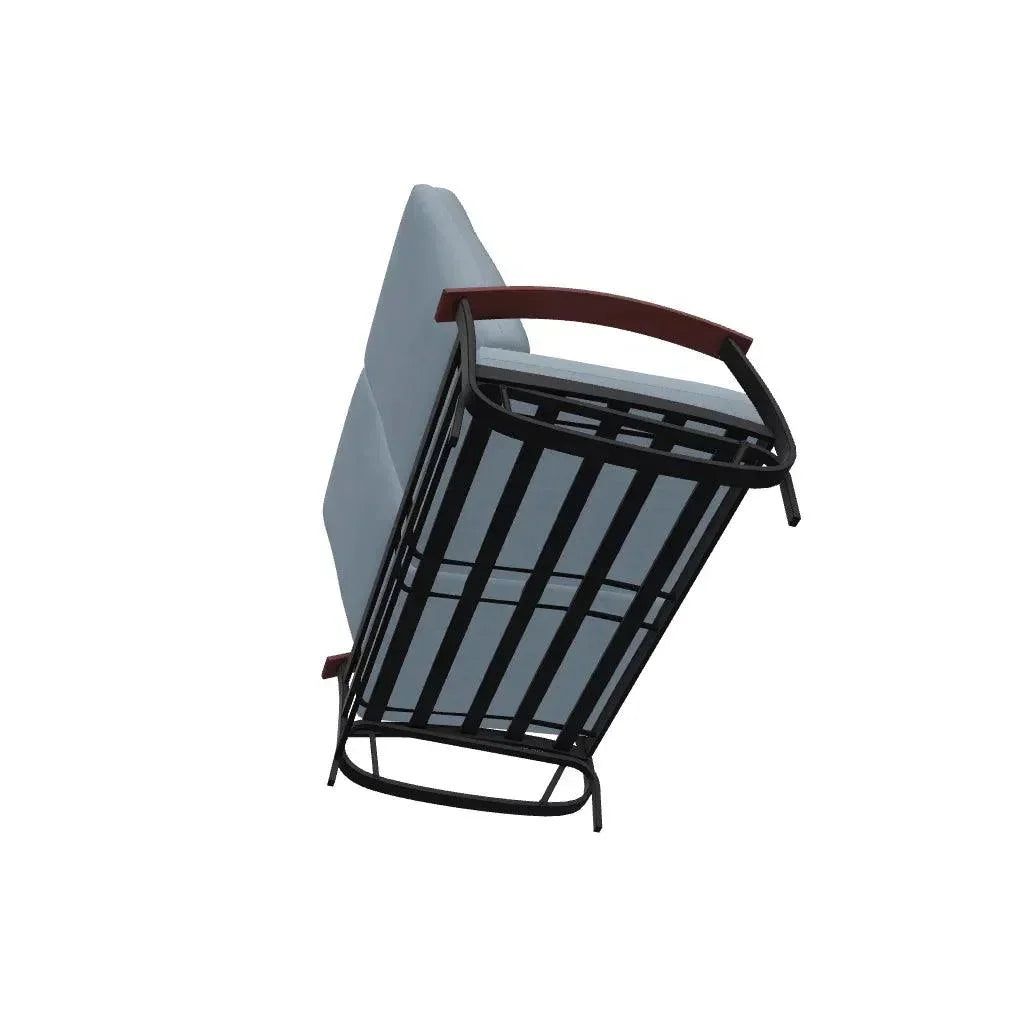 Belle Isle Cushion 2 - Seat Glider MGP Arms - LOOMLAN - Telescope - Outdoor Sofas &amp; Loveseats
