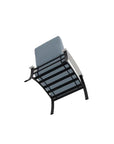 Telescope Belle Isle Cushion Aluminum Frame Arm Chair