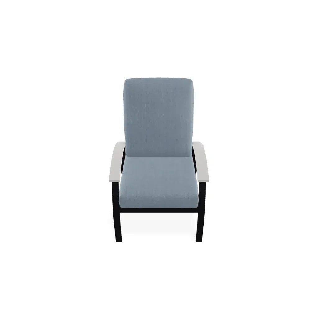 Telescope Belle Isle Cushion Aluminum Frame Arm Chair
