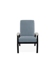 Belle Isle Cushion Rustic Polymer Arm Chair - LOOMLAN - Telescope - Outdoor Accent Chairs
