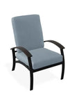 Belle Isle Cushion Rustic Polymer Arm Chair - LOOMLAN - Telescope - Outdoor Accent Chairs