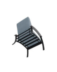 Belle Isle Cushion Rustic Polymer Arm Chair - LOOMLAN - Telescope - Outdoor Accent Chairs