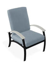 Belle Isle Cushion Rustic Polymer Arm Chair - LOOMLAN - Telescope - Outdoor Accent Chairs