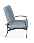 Belle Isle Cushion Rustic Polymer Arm Chair - LOOMLAN - Telescope - Outdoor Accent Chairs