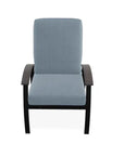 Belle Isle Cushion Rustic Polymer Arm Chair - LOOMLAN - Telescope - Outdoor Accent Chairs