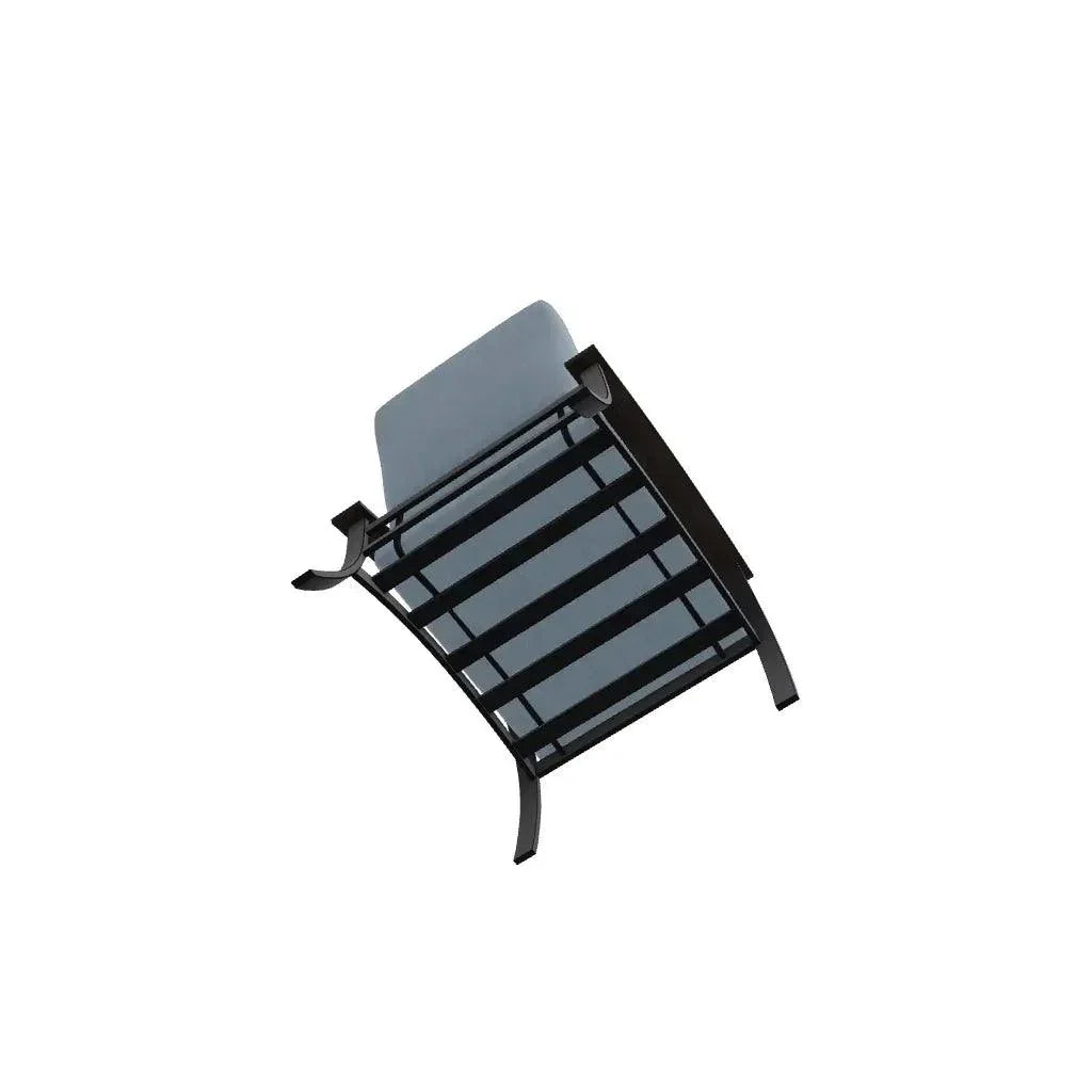 Belle Isle Cushion Rustic Polymer Arm Chair - LOOMLAN - Telescope - Outdoor Accent Chairs