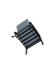 Belle Isle Cushion Rustic Polymer Arm Chair - LOOMLAN - Telescope - Outdoor Accent Chairs