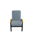 Belle Isle Cushion Rustic Polymer Arm Chair - LOOMLAN - Telescope - Outdoor Accent Chairs