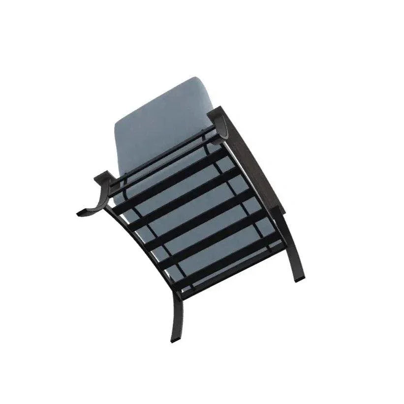 Belle Isle Cushion Rustic Polymer Arm Chair - LOOMLAN - Telescope - Outdoor Accent Chairs