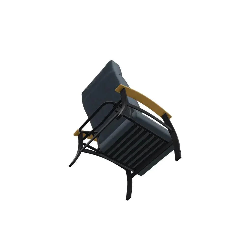 Telescope Belle Isle Cushion High Back Chair Arm