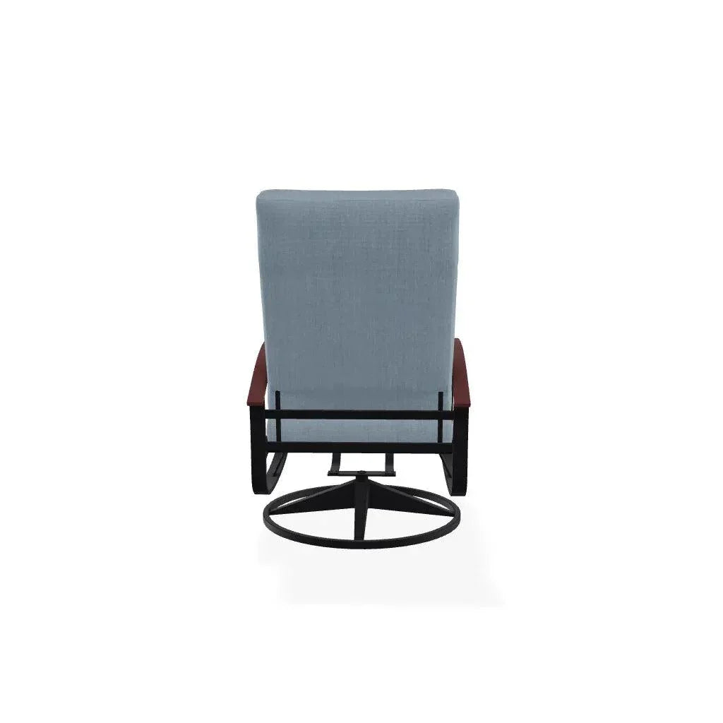 Belle Isle Cushion Supreme Height Swivel Rocker MGP Arm - LOOMLAN - Telescope - Outdoor Accent Chairs