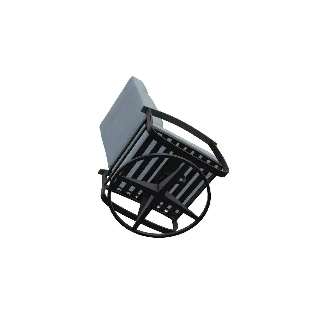 Belle Isle Cushion Supreme Height Swivel Rocker MGP Arm - LOOMLAN - Telescope - Outdoor Accent Chairs