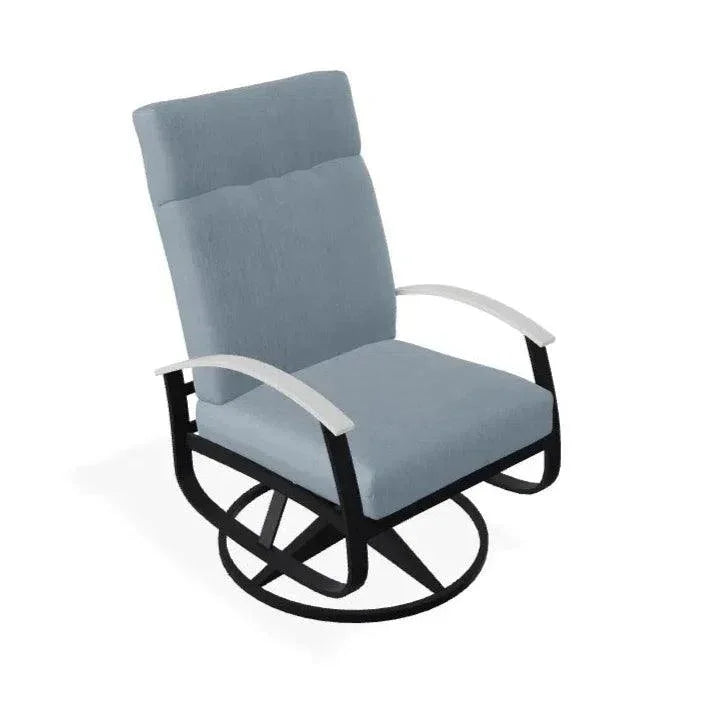 Belle Isle Cushion Supreme Height Swivel Rocker MGP Arm - LOOMLAN - Telescope - Outdoor Accent Chairs