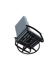 Belle Isle Cushion Supreme Height Swivel Rocker MGP Arm - LOOMLAN - Telescope - Outdoor Accent Chairs