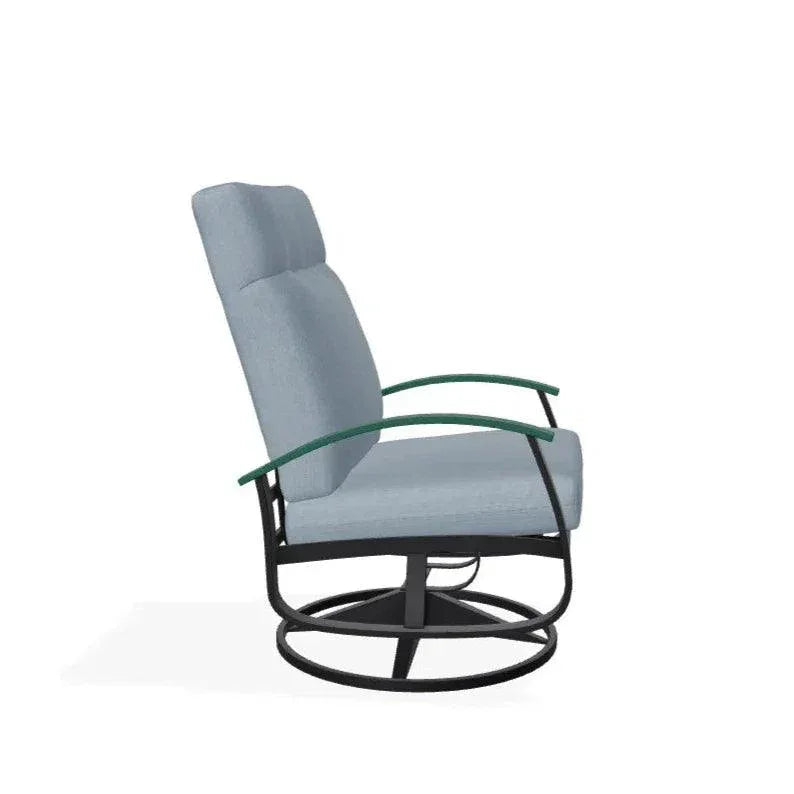 Belle Isle Cushion Supreme Height Swivel Rocker MGP Arm - LOOMLAN - Telescope - Outdoor Accent Chairs
