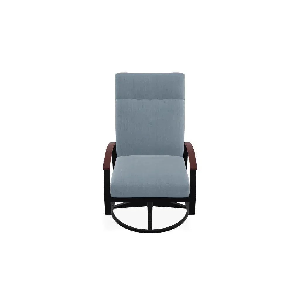 Belle Isle Cushion Supreme Height Swivel Rocker MGP Arm - LOOMLAN - Telescope - Outdoor Accent Chairs