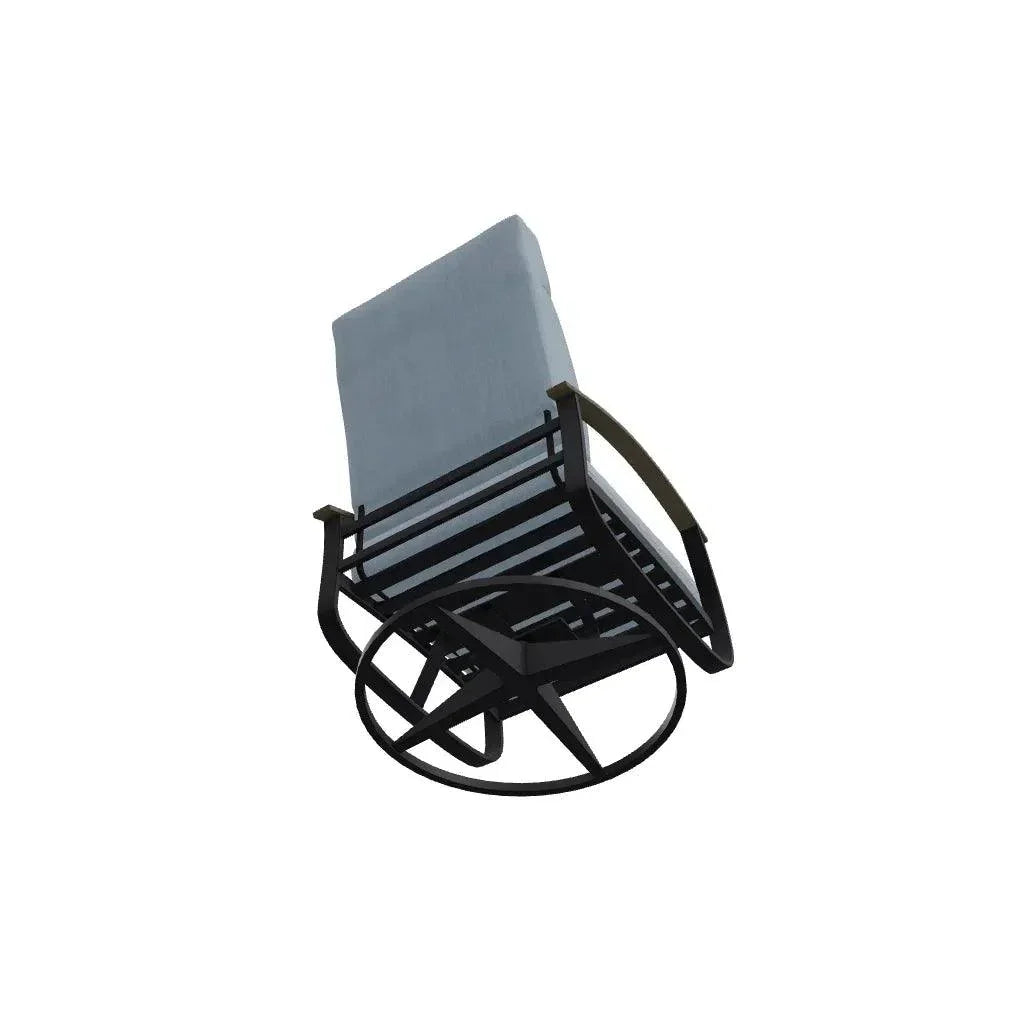 Belle Isle Cushion Supreme Height Swivel Rocker MGP Arm - LOOMLAN - Telescope - Outdoor Accent Chairs