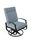 Belle Isle Cushion Supreme Height Swivel Rocker MGP Arm - LOOMLAN - Telescope - Outdoor Accent Chairs