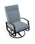 Belle Isle Cushion Supreme Height Swivel Rocker MGP Arm - LOOMLAN - Telescope - Outdoor Accent Chairs